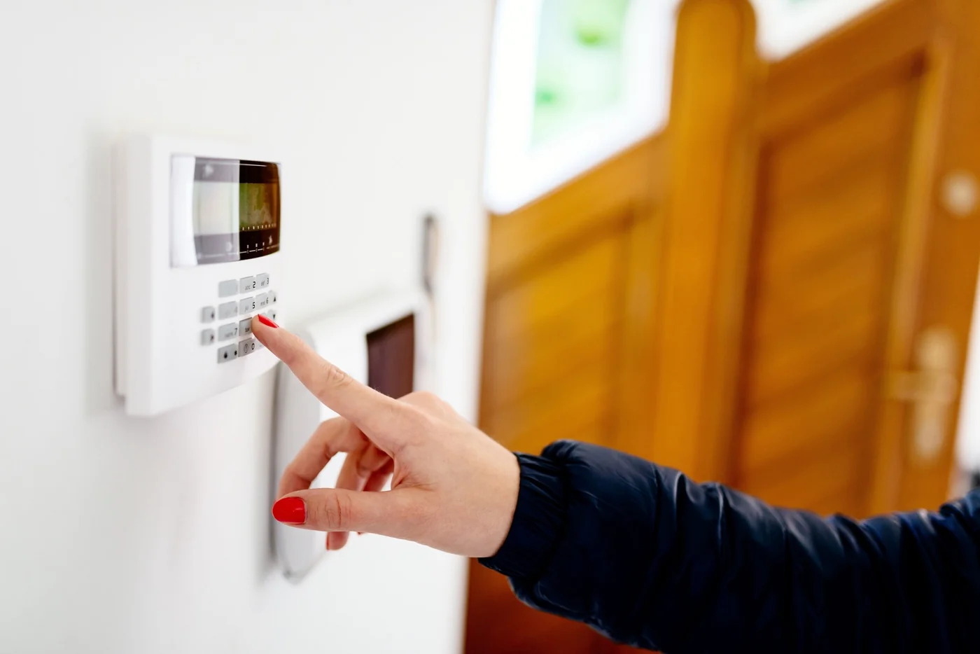 Panel de alarma residencial