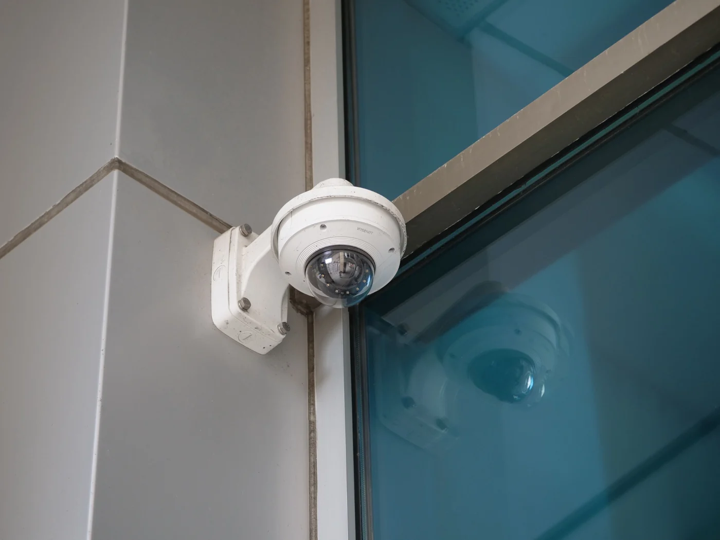 Cámara de seguridad instalada