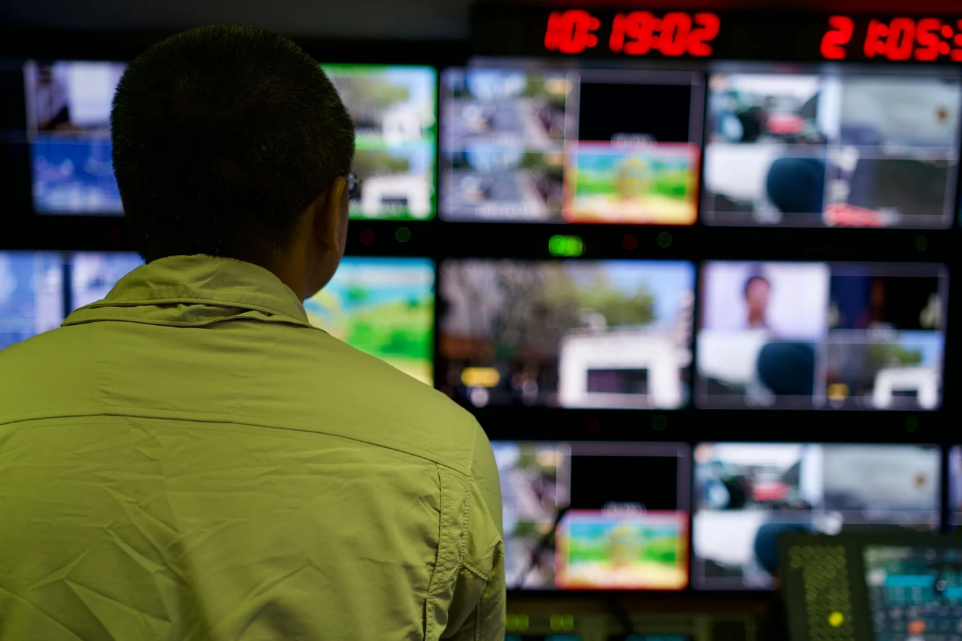 Monitoreo de cámaras en consola
